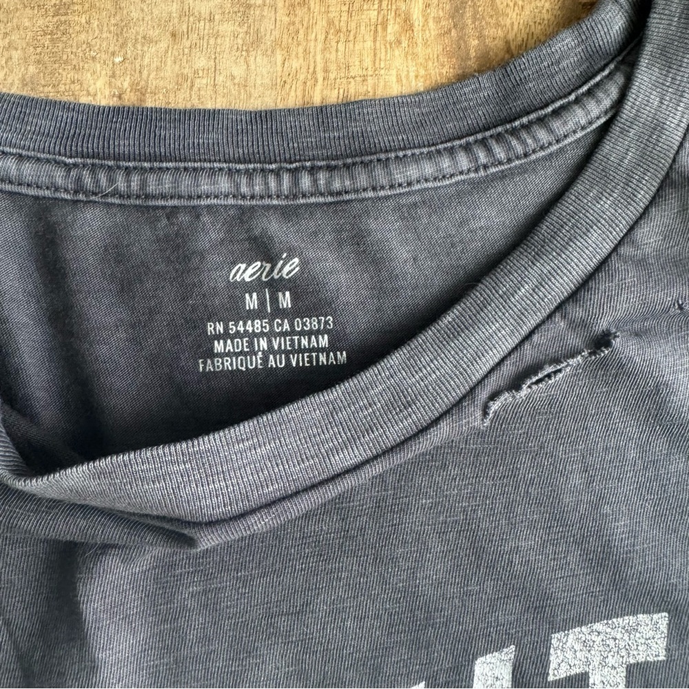 Aerie Distressed Tee NWOT - Picture 7 of 8